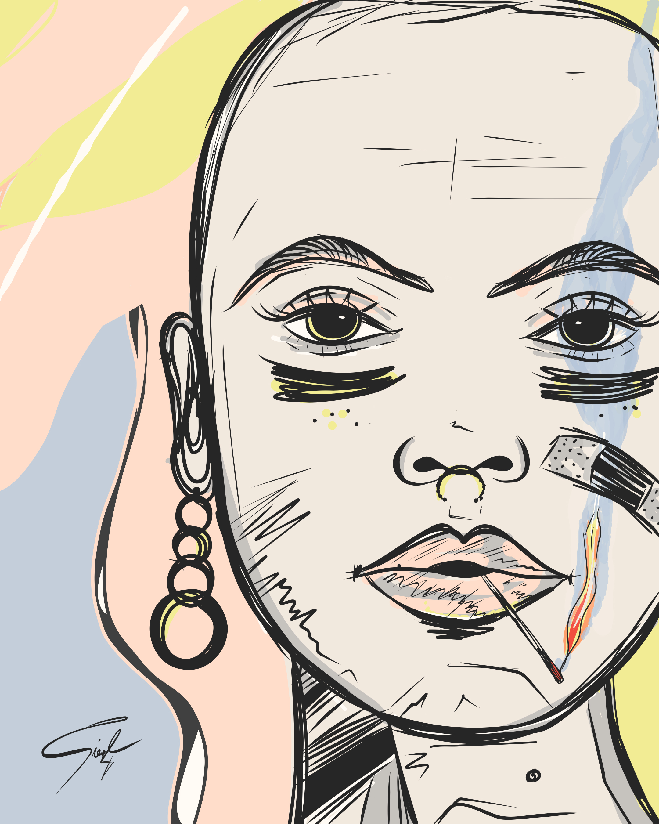 Illustration – Astronautin