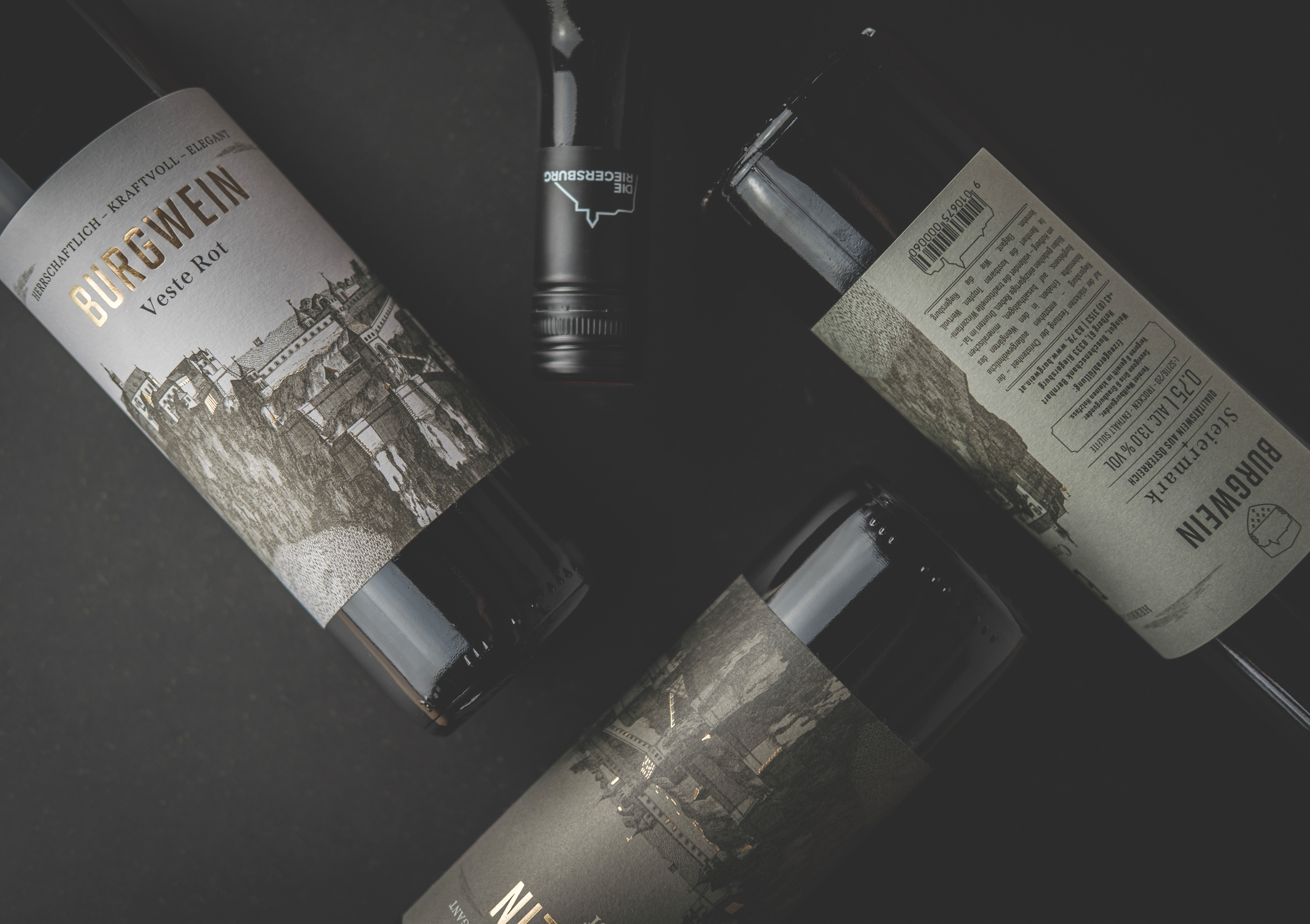 Burgwein – Packaging Design für steirisches Weingut